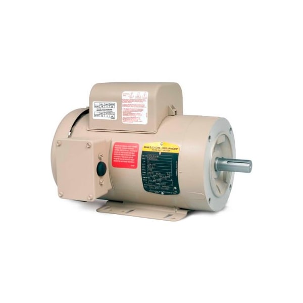 Baldor-Reliance Motor CFDL3507M, .75HP, 1725RPM, 1PH, 60HZ, 56C, 3432LC, TEFC, F